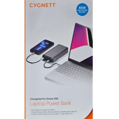 Cygnett ChargeUp Pro Series 20,000mAh Laptop Power Bank