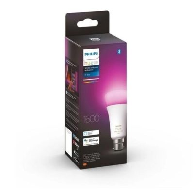 Philips 15W A67 1600lm White and Color Ambiance LED B22 Bulb