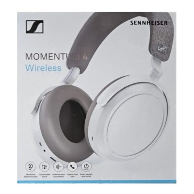 Sennheiser MOMENTUM 4 Wireless Premium Noise Cancelling Headphones – White