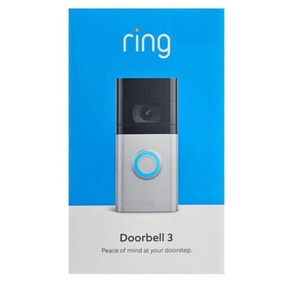 Ring Doorbell 3 – Satin Nickel